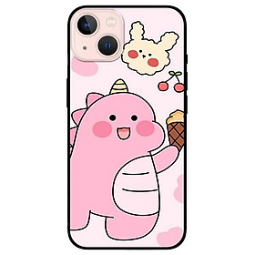 Ốp lưng dành cho Iphone 13 Mini - Iphone 13 - Iphone 13 Pro -  Iphone 13 Pro Max - Khủng Long Hồng