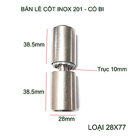 Mua 01 Bản lề cối xoay inox 201 có vòng bi  đường kính 28-32mm tùy chọn