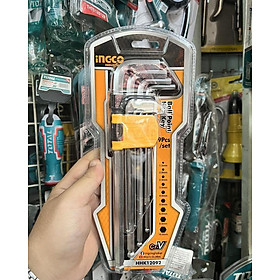 Mua BỘ LỤC GIÁC BI DÀI 9 CHI TIẾT INGCO HHK12092 - HÀNG CHÍNH HÃNG