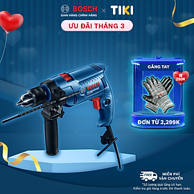 Máy khoan động lực bosch gsb 550 550w - tặng bộ phụ kiện freedom 90 chi tiết