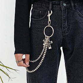 Dây xích đeo quần cá tính phong cách Âu Mỹ street style