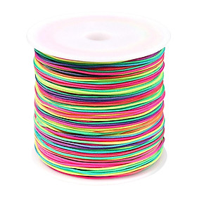 Colorful  .8mm 90M Flexible Chinese Knotting Cord Necklace Cord