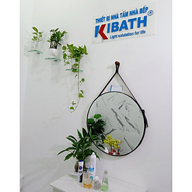 Mua Gương Tròn Dây Da Kibath Cho Phòng Trang Điểm Phòng Ngủ