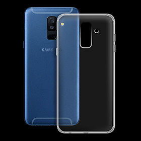 Ốp lưng cho Samsung Galaxy A6 2018 - 01024 - Ốp dẻo trong - Hàng Chính Hãng
