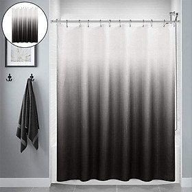 Shower Curtain for Bathroom,Waterproof Shower Curtain Set with 12 Hooks, Washable Bath Curtains for Bathtubs, Hotel , 72x72 Inch
