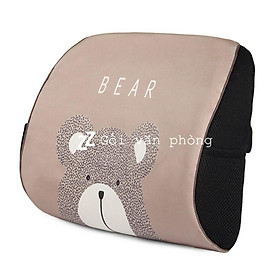 Mua Gối tựa văn phòng chống đau lưng vỏ lụa mát nhiều hình đẹp GTL-10