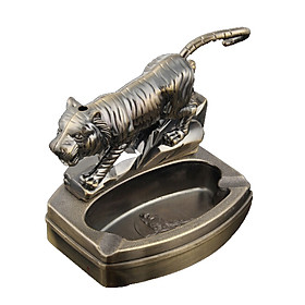 Mua Hộp Quet Vỏ Hột Quẹt Bật Lửa kiêm gạt tàn hình con hổ xài gas