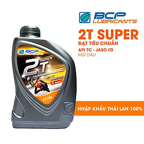 Nhớt xe 2 thì Thơm Mùi Dâu Thái Lan chất lượng cao BCP SUPER 2T TC FD 0.5