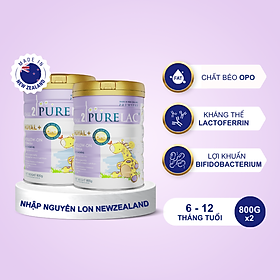 Combo 2 Sữa bột PURELAC 2 800g nhập khẩu New Zealand