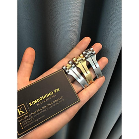 Khoá đồng hồ Rolex 3 mắt inox không gỉ cho dây rolex 3 mắt size 20