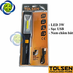 Mua Đèn làm việc Tolsen 60018 3W sạc USB có nam châm hút