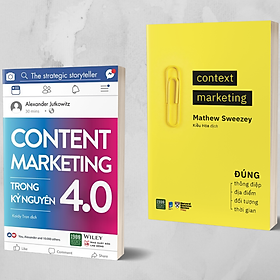 Combo 2 Cuốn Context Marketing + Content Marketing Trong Kỷ Nguyên 4.0