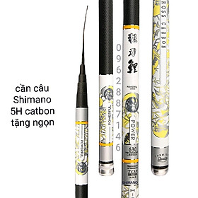 Cần câu tay shimano 5H yua mikami đẹp siêu thực tặng ngọn phụ