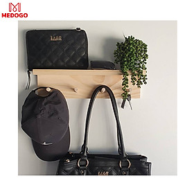 Móc gỗ có G treo quần áo, khăn, đồ lưu niêm,Móc Gỗ Treo Tường Megogo