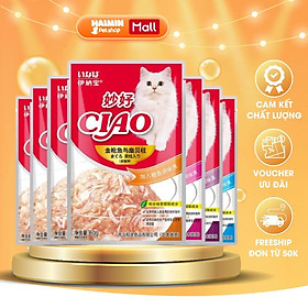 Pate Cho Mèo Ciao Loại Ngon Giúp Ổn Định Tiêu Hóa, Giảm Mùi Hôi Miệng, Chất Thải - Haimin Petshop