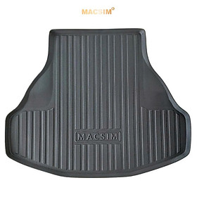 Thảm lót cốp qd xe ô tô Honda ACCORD 2013-2017 nhãn hiệu Macsim chất liệu TPV cao cấp màu đen