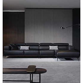 Mua Sofa da góc L đầu bật cao cấp Tundo HDCT-14