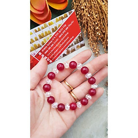 Vòng chuỗi đỏ trắng 10ly