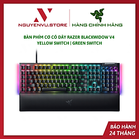 Mua Bàn Phím Cơ Có Dây Razer BlackWidow V4 | Yellow Switch | Green Switch - Hàng Chính Hãng