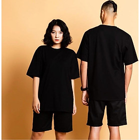 Áo thun Oversize Trắng Trơn Form Rộng Tay Lỡ Unisex Streetwear