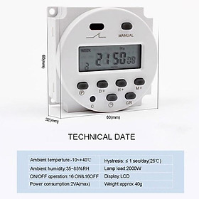 Mua Công tắc hẹn giờ lập trình điện tử CN101A 220V