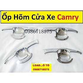 Ốp Hõm Cửa Xe Camry 2022-2019 Mạ  crom Cao Cấp
