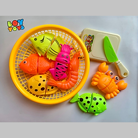 Bộ đồ chơi cắt cua tôm cá thú vị cho bé thỏa sức vui chơi