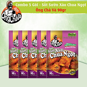 Combo 5 Gói Sốt Sườn Xào Chua Ngọt Ông Chà Và 90g Sweet & Sour Ribs Sauce