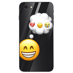 Ốp điện thoại kính cường lực cho máy iPhone 6 Plus/6s Plus - emoji kute MS EMJKT043
