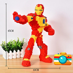 (Iron Man 6890 pcs)- Lắp Ráp Xếp Hình Nanoblocks Nhân vật hoạt hình cartoon  - 1 hộp 1 con