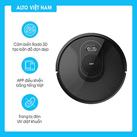 Robot hút bụi, lau nhà ABIR X8- kết nối điện thoại, cảm biến thông minh, diệt khuẩn UV- Hàng chính hãng