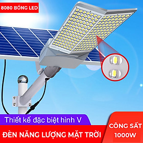 Mua Đèn Năng Lượng Mặt Trời 1000W  đèn Cao áp hình V  siêu bền- K1528