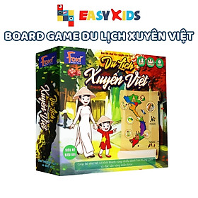 Đồ Chơi Board Game, Board Game Nhiều Người Chơi - Du Lịch Xuyên Việt - Học Thực Tế Kiến Thức Địa Lý, Văn Hóa Thêm Yêu Đất Nước