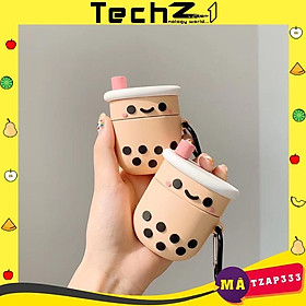 Mua Bao Case  Ốp cho Airpods 1/2 Airpod Pro cốc trà sữa cute - Mã TZAP333
