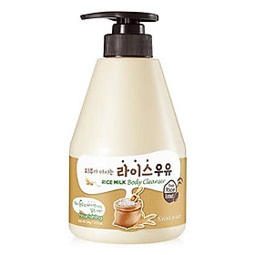 Sữa tắm lúa mạch dưỡng sáng da, dưỡng ẩm và mềm mịn Kwailnara Oat Milk Body Cleanser 560g