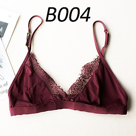 Áo Lót Bralette Sep Sweet Lụa Viền Ren Cao Cấp B004