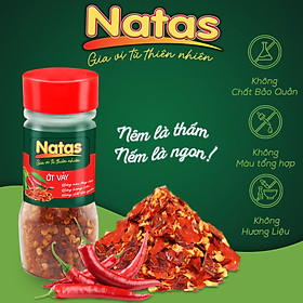 Ớt Vảy Natas Hũ 50g-Bột Gia Vị Tiện Dụng