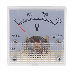 2X DC Voltmeter Analog Panel Voltage Gauge  Meter 2.5% Error 0-300V