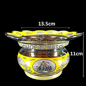 Mua LƯ HƯƠNG BÁT HƯƠNG KIM SA 3D RỒNG VÀNG ĐƯỜNG KÍNH 8CM 10CM 11.5CM 13.5CM