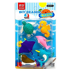 Bộ Gôm Tẩy DIY - Qihao QH8721 - Mẫu 2