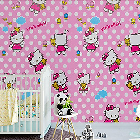 10m Giấy dán tường hello kitty C0092