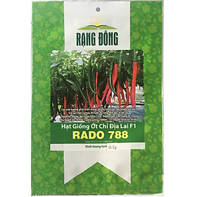 Mua Hạt Giống Ớt Chỉ Địa Lai F1 Rado 788