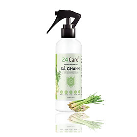 Xịt Phòng Tinh Dầu Thảo Mộc Hữu Cơ Organic 24Care 250ML - Kháng khuẩn - Khử mùi hôi - Đuổi muỗi, côn trùng - Tập trung tinh thần làm việc, lái xe, học hành - Hương thơm thư giãn.