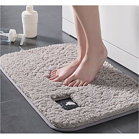 Mua Thảm lông nhà tắm thấm nước tốt chống trơn trượt lông mềm mại  40 x 60CM 