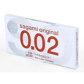 Hình ảnh Bao cao su Sagami Original 0.02 cao cấp siêu mỏng (Hộp 2 chiếc)