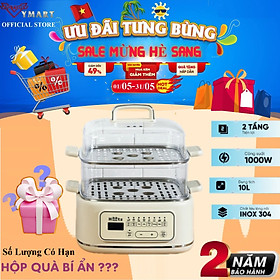 Mua Nồi Hấp Đa Năng 2 Tầng Haatz CIM371  Dung Tích 10L  8 Chức Năng  1000W - Hàng Chính Hãng