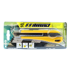 Dao rọc giấy có móc 18mm KDS L-24 ( Khóa tự động)