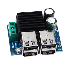 DC 9V 12V 18V 20V to 5V 30W 6A Step Down 4-USB Port Step-down Module