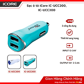 Mua Sạc ô tô iCore IC-UCC300 - Hàng Chính Hãng
