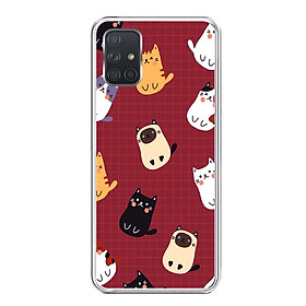 Ốp lưng điện thoại Samsung Galaxy A71 - Silicon dẻo - 0639 Cartoon01 - Hàng Chính Hãng